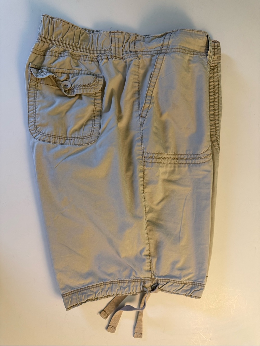 Khaki St. John's Bay Women's Cargo Shorts - Size 12